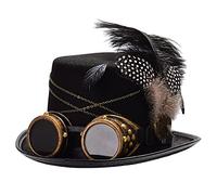 GRACEART Men's Steampunk Top Hat