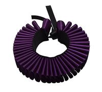 GRACEART Renaissance Elizabethan French Pleated Ruffle Neck Collar,Victorian Satin Multi-layers Collar Accessory For Fancy Dress