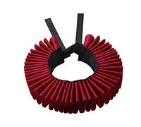 GRACEART Renaissance Elizabethan French Pleated Ruffle Neck Collar,Victorian Satin Multi-layers Collar Accessory For Fancy Dress