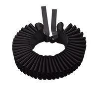 GRACEART Renaissance Elizabethan Ruffle Neck Collar (Black)(Size: One size)