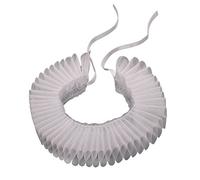GRACEART Renaissance Elizabethan Ruffle Neck Collar, One size, White