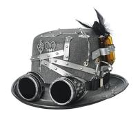 GRACEART Steampunk Hat Vintage Gears and Rivets Hat Steampunk Top Hat