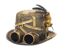 GRACEART Steampunk Hat Vintage Gears and Rivets Hat Steampunk Top Hat