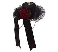 GRACEART Steampunk Mini Top Hat Headwear Small Victorian Halloween Headdress Accessory
