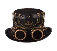 GRACEART Steampunk Top Hats with Goggles