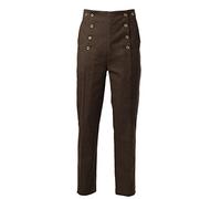GRACEART Steampunk Victorian Gothic Punk Vampire Men's Trouser Cosplay Costume (XL, Green)