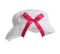 GRACEART Victorian Hat White Maid Bonnet Girls Cap Book Week Fancy Dress Costume Party Hat