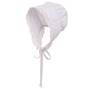 GRACEART Victorian Mob Cap Medieval Maid Bonnet Hat Women Girls Costume Accessory for Fancy Dress (99.99% Cotton)