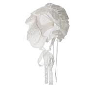 GRACEART Victorian Mob Cap Medieval Maid Bonnet Hat Women Girls Costume Accessory for Fancy Dress (99.99% Cotton)
