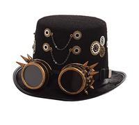 GRACEART Victorian Steampunk Top Hat (Women), Head circumferences-58CM, Style-12