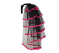 GRACEART Victorian Steampunk Tulle Bustle Vintage Tutu Belt Lace Underskirt Neo-gothic Costume