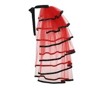 GRACEART Victorian Steampunk Tulle Bustle Vintage Tutu Belt Lace Underskirt Neo-Gothic Costume
