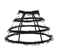 GRACEART Vintage Petticoat Underskirt Nylon Lace Crinoline (01)