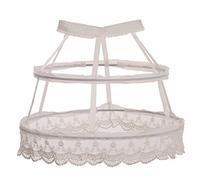 GRACEART Vintage Petticoat Underskirt Nylon Lace Crinoline (03)(Size: One Size)