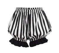 GRACEART Women Safety Pants Bottoms Striped Shorts Lolita Girls Bloomers Casual Pants (Stripe, L)