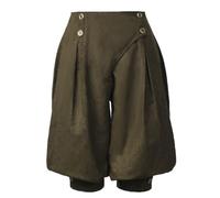 GRACEART Women's Renaissance Pants Men's Medieval Vintage Knickers Pirate Trousers High Waist Bloomer Shorts