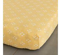 Graced Soft Luxuries 100% Cotton Fitted Crib Sheet for Standard Crib and Toddler Mattresses, for Baby Boys and Girls (Diamond Dot)
