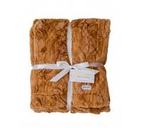 GRACED SOFT LUXURIES Faux Fur Throw Blanket Large Warm Cozy Super Soft Throw 50 x 60 by, Camel