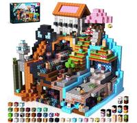 GraceDuck 300PCS Magnetic Blocks - Magnet Building Blocks, Stacking Magnetic Cubes Toys Adventure Themed Set, STEM Montessori Sensory Toys for Kids Boys and Girls Ages 3 4 5 6 7 8 9 Birthday Gifts
