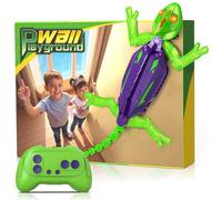 GraceDuck Glow-in-the-Dark Wall-Climbing RC Toy, Rechargeable Remote Control with LED Eyes, Climbing Walls, 360° Rotating, Climbing for Floor and Wall, Gift for Kids Aged 3+, Christmas Birthday