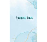Graceful Address Book with Phone and Password Sections with Alphabetical Tabs: Large Print Password Book, A5