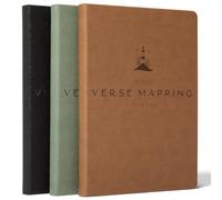 Graceful By Design Bible Verse Mapping Journal for Men - Premium Bible Study Journaling Kit - Christian Gift for Men (Desert Brown)