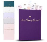 Graceful By Design Linen Bible Verse Mapping Journal: Premium Bible Study Journal with Space for Notes, Ideal Bible Journaling Kit and Prayer Journal for Women - 7" x 10" (Deep Purple)