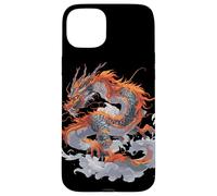 Graceful Chinese Dragon Art with Mythical Scales & Clouds Case for iPhone 15 Plus