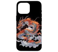 Graceful Chinese Dragon Art with Mythical Scales & Clouds Case for iPhone 16 Pro Max