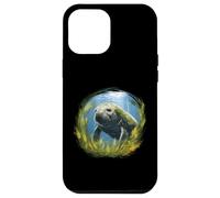 Graceful Manatee surrounded by Sea Grass - a sea cow at home Case for iPhone 12 Pro Max