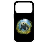 Graceful Manatee surrounded by Sea Grass - a sea cow at home Case for iPhone 17 Pro