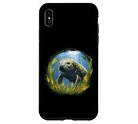 Graceful Manatee surrounded by Sea Grass - a sea cow at home Case for iPhone XS Max