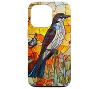 Graceful Mockingbird with Sunset Flora Case for iPhone 13 Pro