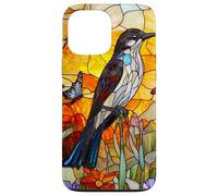 Graceful Mockingbird with Sunset Flora Case for iPhone 13 Pro Max