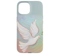 Graceful Peace Dove/pastel/olive branches Case for iPhone 15