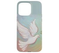 Graceful Peace Dove/pastel/olive branches Case for iPhone 15 Pro Max