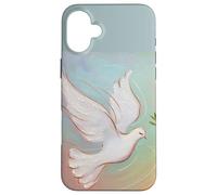 Graceful Peace Dove/pastel/olive branches Case for iPhone 16 Plus