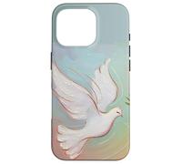 Graceful Peace Dove/pastel/olive branches Case for iPhone 16 Pro