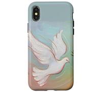 Graceful Peace Dove/pastel/olive branches Case for iPhone X/XS
