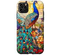 Graceful Peacock with Sunset Glow and Flora Case for iPhone 11 Pro Max