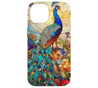 Graceful Peacock with Sunset Glow and Flora Case for iPhone 14
