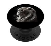 Graceful Scottish Fold Cat Profile PopSockets Adhesive PopGrip