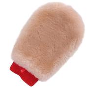Gracefur SNUNGPHIR Car Wash Mitt Real Lambswool Sheepskin Wax Wash Glove Ultra-soft Scratch and Lint Free for Auto Car (No Fingers 1.