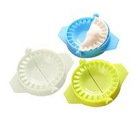 Gracelaza 3 Pcs Ravioli Dumpling Maker Set Manual Meat Pierogi Press Double Mould - Pie Dough Pastry Press Wrapper Cutter Mold Tool Kit Accessories for Home Kitchen Cooking #9