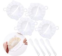 Gracelaza 8 Pcs Ravioli Dumpling Maker Set Manual Meat Pierogi Press Mould - Pie Dough Pastry Press Wrapper Cutter Mold Tool Accessories Kit for Home Kitchen Cooking #12