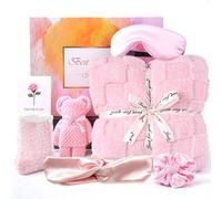 Gracelife Birthday Gifts for Women Friendship Get Well Gifts Thank You Gifts Baskets for Women Birthday Box Sister Friend Female Mom Wife Her Girlfriend Coworker Bestie (Pink)