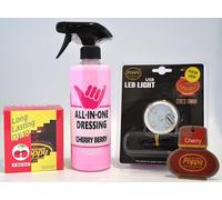 Gracemate Poppy Air Freshener Cherry with Red LED USB Light Base, Hanging Air Freshener and Simply Pinky Cherry Berry All In One Dressing.