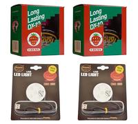 Gracemate Poppy Air Freshener STRAWBERRY x 2 and 2 Red Led USB Bases - with FREE UK NEXT DAY DELIVERY