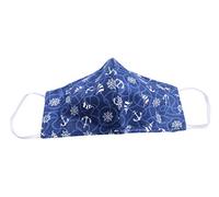 Grace's Accessories 2x Homemade Cotton Face Mask - 1x Nautical Pattern - Cream + 1x random design - - Reusable Washable -