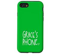 Grace's Phone Grace Personalized Name White Green Case for iPhone SE (2020) / 7 / 8